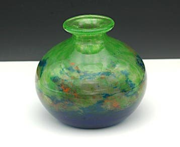 David GUERON dit DEGUE - Vase - Verre soufflé - Art déco -