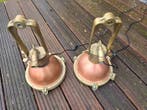 Ships lamp, Decorative ships lamp (2) - Laiton, Cuivre,, Antiquités & Art
