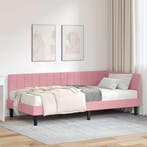 vidaXL Hoekbedframe met Matras met hoofdeinde 2 pcs Grijs, Verzenden