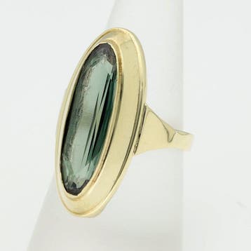 Ring - 14 karaat Geel goud - Spinel
