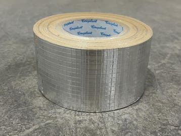 Veiling - 8x Coroplast aluminium tape - folie (75mm × 50m), Nieuw