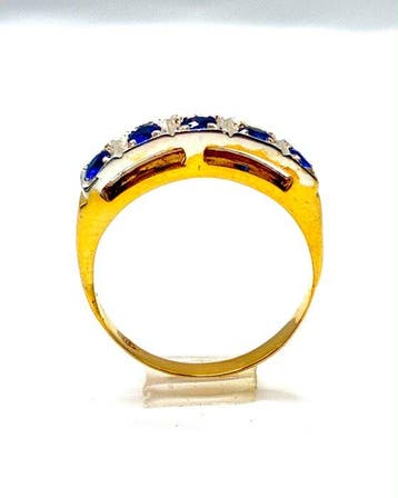 Zonder minimumprijs - Eeuwigheidsring - 9 kt. Geel goud,
