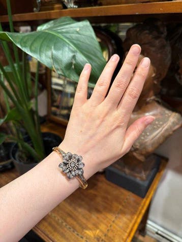 Armband - 18 karaat Roségoud Diamant (Natuurlijk) - Parel -, Nieuw