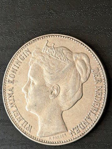Nederland. Wilhelmina. 2 1/2 Gulden 1898 ZFR+ Zeldzaam