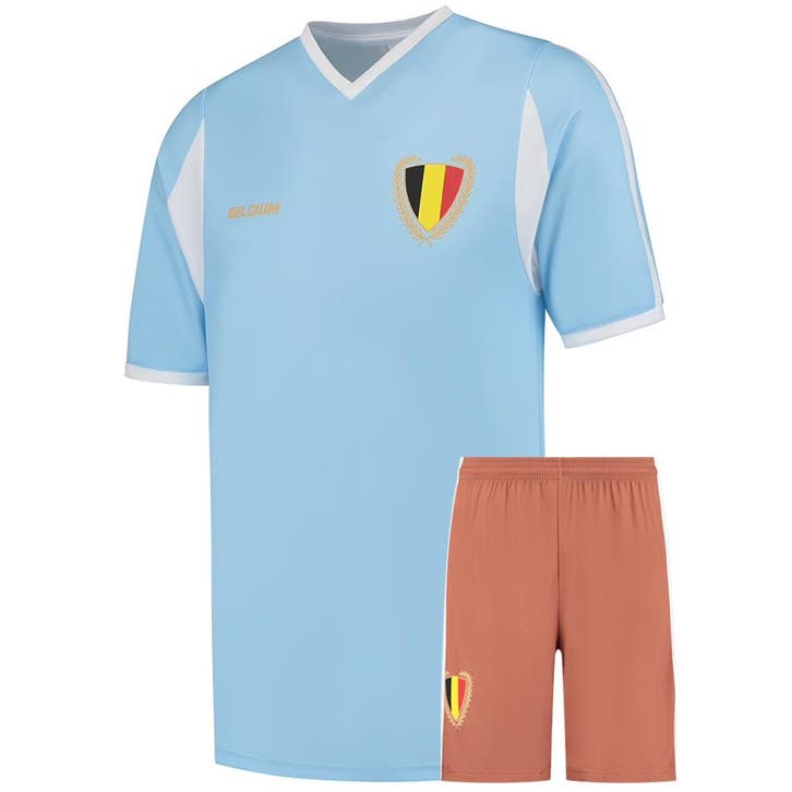 Kingdo Belgie Voetbaltenue Uit - Eigen Naam - 2024-2026 -, Sports & Fitness, Football, Envoi