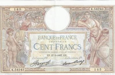 France Fay 24/16 100 Francs Luc Olivier Merson 27/05/1937..., Postzegels en Munten, Bankbiljetten | Europa | Niet-Eurobiljetten