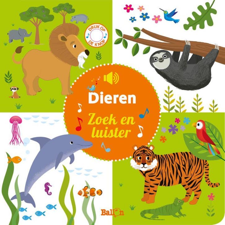 Zoek en luister: Dieren / Geluidenboekjes / 0 9789403200187, Boeken, Kinderboeken | Baby's en Peuters, Zo goed als nieuw, Verzenden
