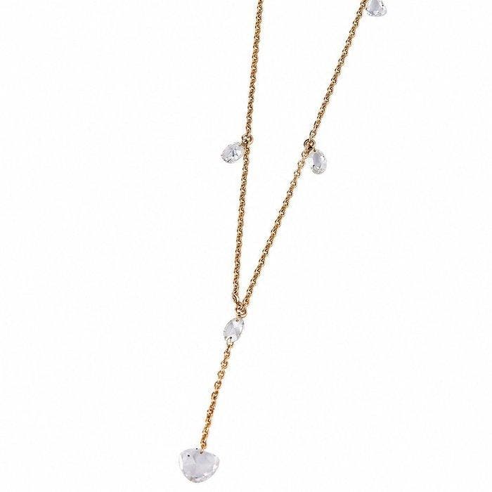Collier - 14 carats Or jaune - 0.85ct. tw. Diamant, Handtassen en Accessoires, Kettingen