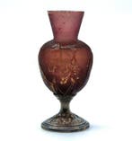 Daum Nancy - Vase - Vase miniature Art nouveau monté en