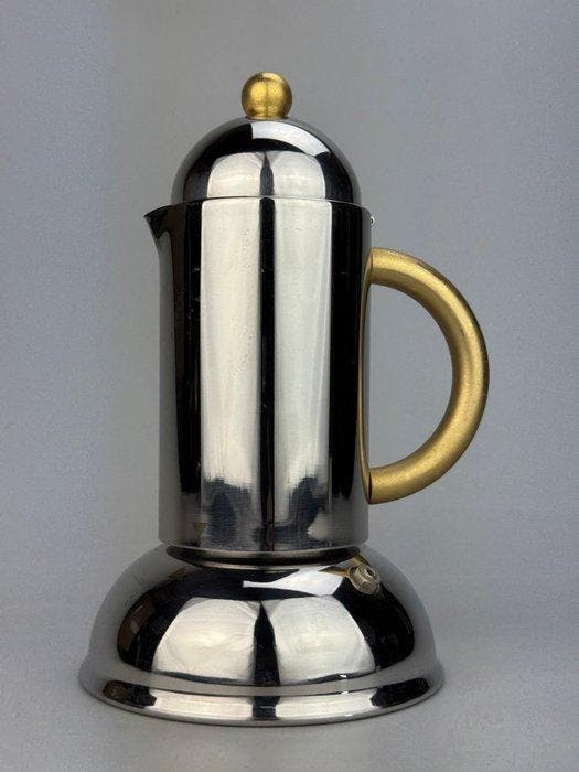Inoxpran - Koffieservies (3) - Staal, Verguld - Ontwerp, Antiek en Kunst, Antiek | Keukengerei