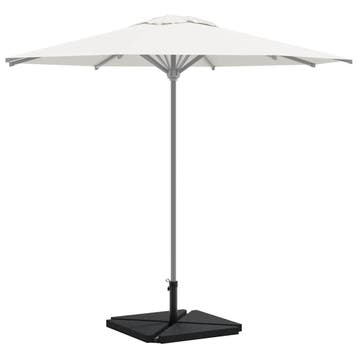 vidaXL 5-delige Set parasolvoeten voor in de tuin graniet en, Verzenden, Nieuw