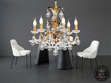 SLC Illumina - MG - Kroonluchter - Smeedijzer - Gold6L