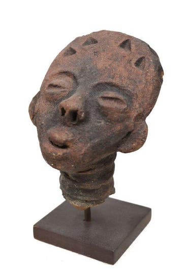 Memorial Head - Akan - Ghana (Zonder minimumprijs), Antiek en Kunst