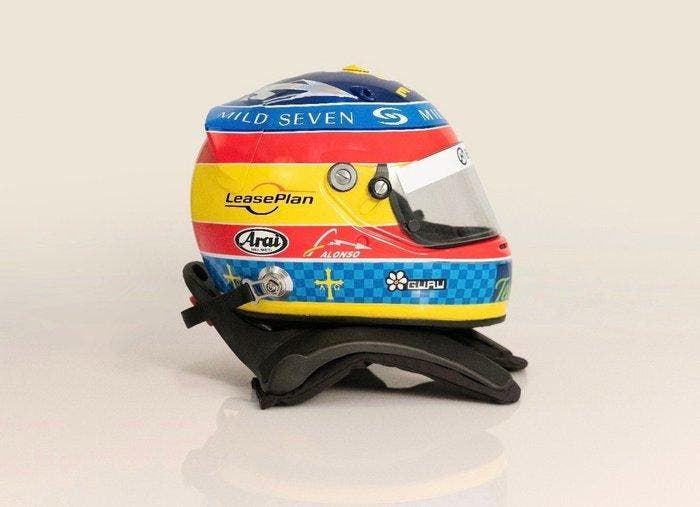 Renault - Formule 1 - Fernando Alonso - 2005 - Casque de, Collections, Marques automobiles, Motos & Formules 1