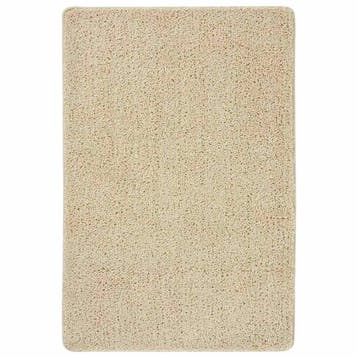 vidaXL Vloerkleed shaggy anti-slip 140x200 cm crèmekleurig, Verzenden, Nieuw
