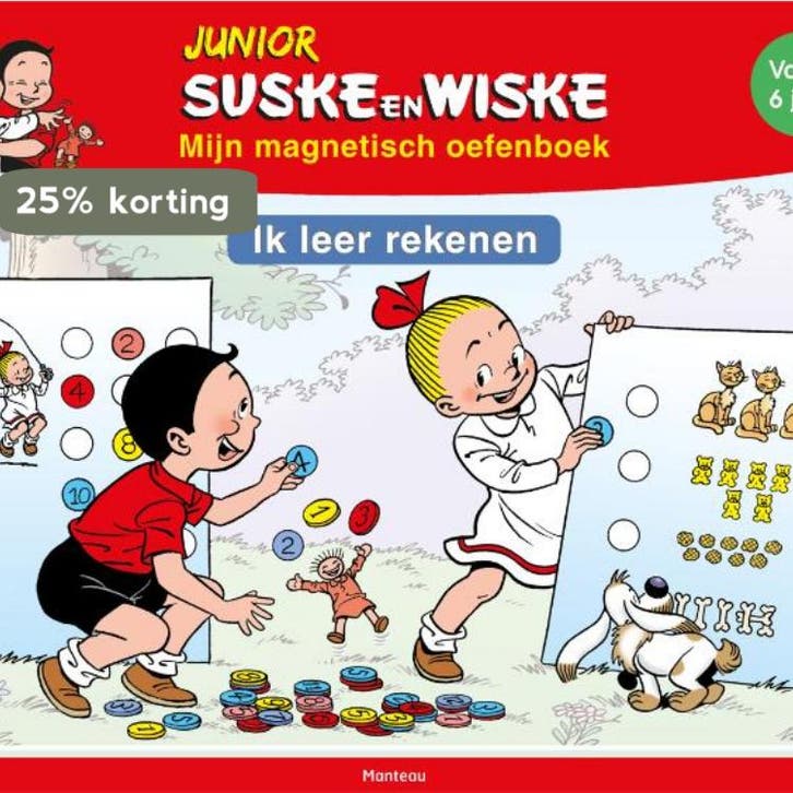 Magnetische oefenboek ik leer rekenen / Junior Suske en, Boeken, Kinderboeken | Jeugd | 10 tot 12 jaar, Gelezen, Verzenden