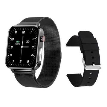 E86 ECG Smartwatch met Extra Bandje - Fitness Sport Activity, Verzenden