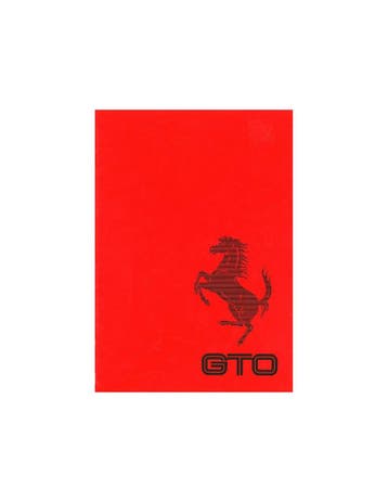 1984 FERRARI 288 GTO BROCHURE 1/300 GELIMITEERD