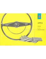 1959 LANCIA APPIA COUPE GTE CONVERTIBLE BROCHURE FRANS, Ophalen of Verzenden, Nieuw