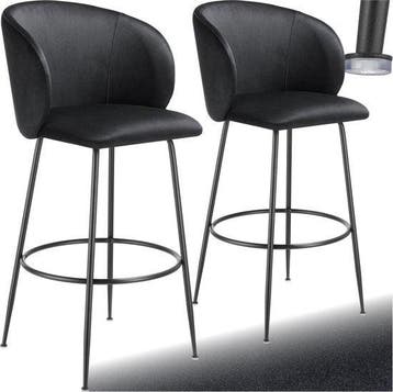 2dekans | tectake® - Set van 2 Barkrukken Luana -, Ophalen of Verzenden, Nieuw