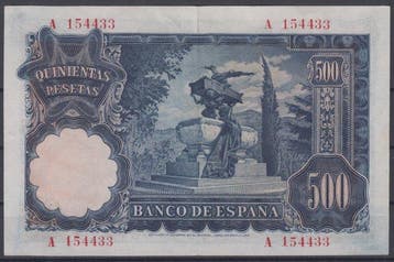 Spanje. - 500 Pesetas - 1951 - Pick 142 (Zonder