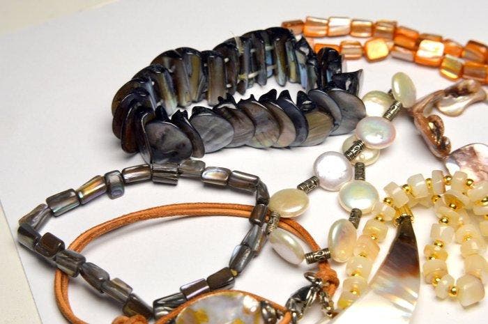 Themacollectie - Verzameling natuurlijke parelmoer en, Antiquités & Art, Antiquités | Jouets