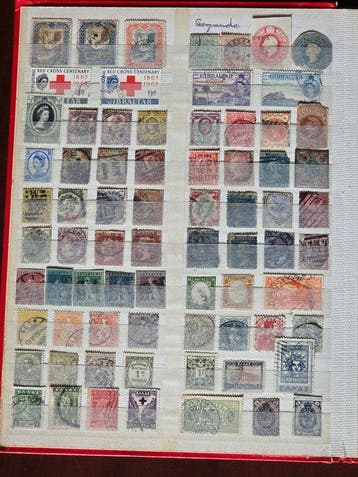 Wereld - Postzegelverzameling, zie de beschrijving en bekijk, Gestempeld