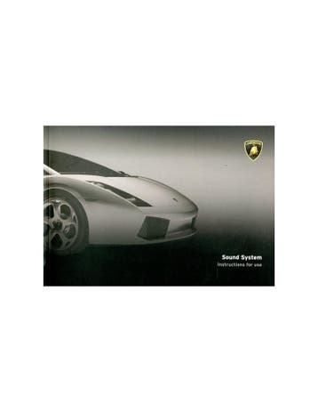 2003 LAMBORGHINI GALLARDO COUPE SOUND SYSTEM