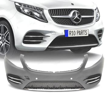 PARE-CHOCS AVANT MERCEDES VITO W447 14-19 LOOK AMG PDC, Verzenden