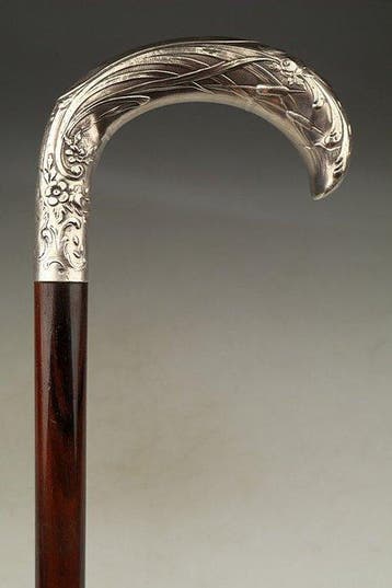 Canne de marche - Argent 950