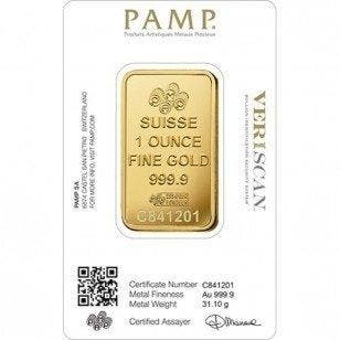 1 Troy Ounce - Goud .999 - .9999 - PAMP Suisse Lady Fortuna,