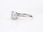 Ring - 14 karaat Witgoud - 3.03ct. tw. Diamant (Lab-grown)