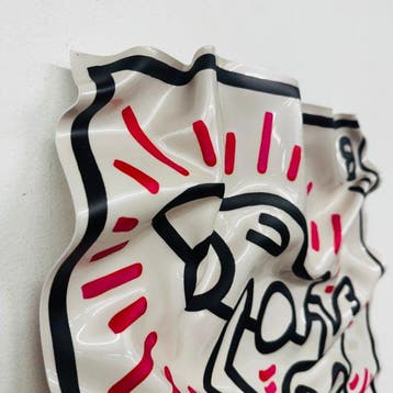 Soyz Bank (1988) - Keith Haring – Stacked Figures – 1985