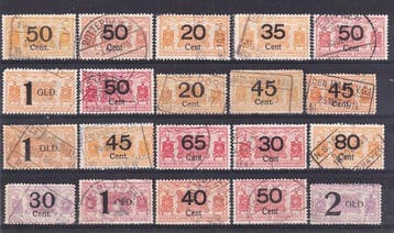 Pays-Bas - Parti des Chemins de fer néerlandais timbres sur, Postzegels en Munten, Gestempeld