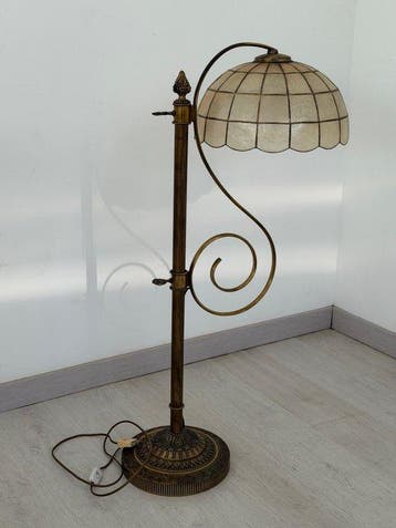 Staande lamp - Metaal, Messing - Liberty-stijl