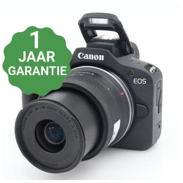 Canon EOS R100 + RF-S 18-45mm f/4.5-6.3 IS STM | Tweedehands, Verzenden