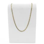 Gouden marineschakel ketting, Handtassen en Accessoires, Kettingen, Ophalen of Verzenden, Gebruikt, Overige kleuren, Goud