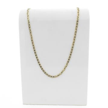 Gouden marineschakel ketting, Ophalen of Verzenden, Gebruikt, Goud, Goud