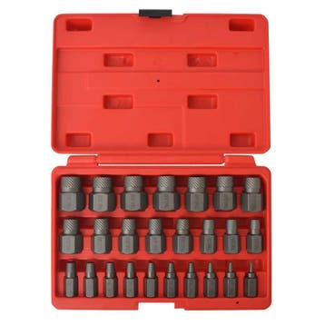 vidaXL Schroefverwijdering set 25-delig staal, Doe-het-zelf en Bouw, Verzenden, Nieuw
