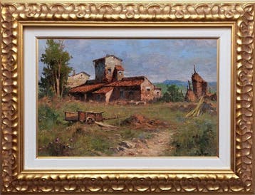 Claudio Pallini (1943) - Countryside in summer - Tuscany