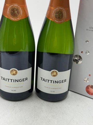 Taittinger, Folies de La Marquetterie - Champagne - 2 Fles, Verzamelen, Nieuw