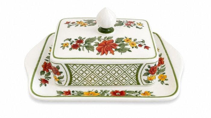 Villeroy & Boch - Rare Luxe - Boterschotel - Summerday -, Antiek en Kunst, Antiek | Meubels | Tafels