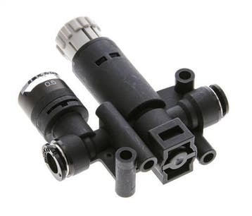 Régulateur de pression pneumatique 6mm avec manomètre, Verzenden