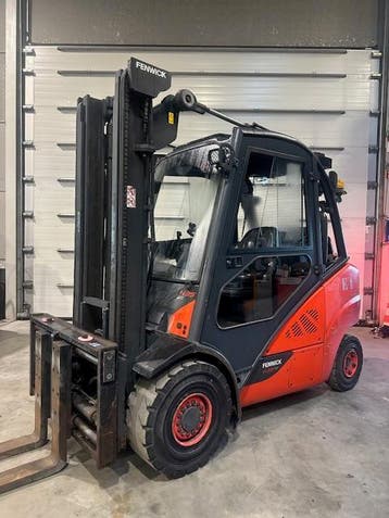 Linde H35T-02 TDL/posit. 5337 heures, 3000 à 4000 kg, LPG, Chariot élévateur, Linde