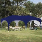 vidaXL Pop-up Feesttent 575 x 288 x 245 cm Blauw Oxford Stof, Verzenden, Nieuw