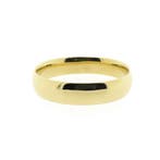 Gouden brede slavenarmband; Maat M, Handtassen en Accessoires, Armbanden, Ophalen of Verzenden, Gebruikt, Overige kleuren, Goud