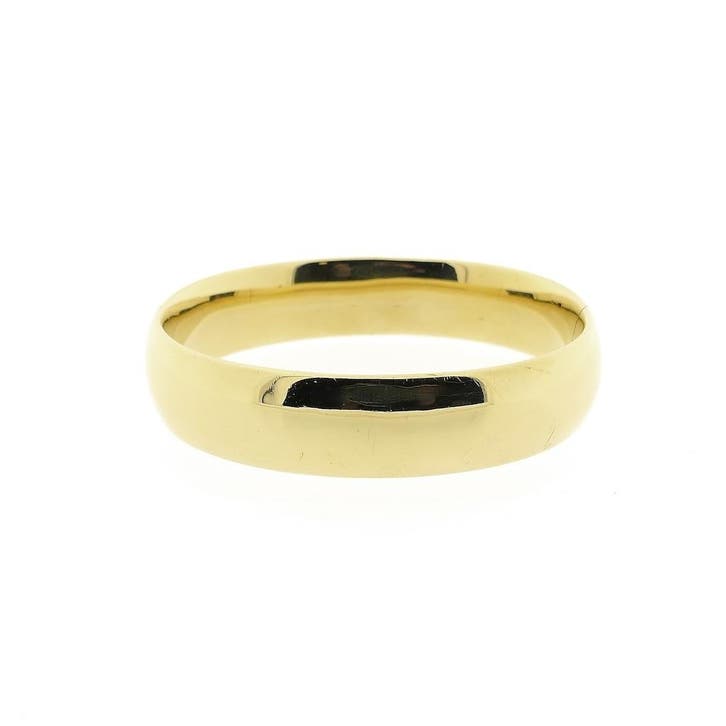 Gouden brede slavenarmband; Maat M, Handtassen en Accessoires, Armbanden, Overige kleuren, Gebruikt, Goud, Ophalen of Verzenden