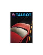 1982 MATRA MURENA BROCHURE NEDERLANDS, Nieuw