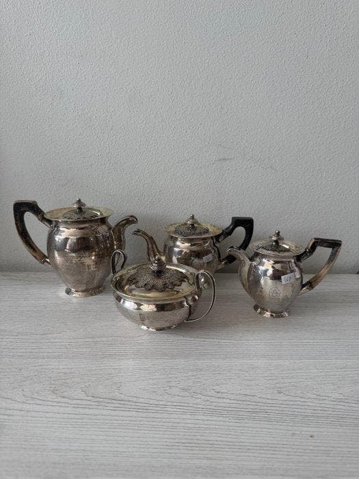 Mikhail Mikhailovich Karpinski - Tafelservies (4) - .875 (84, Antiek en Kunst, Antiek | Zilver en Goud