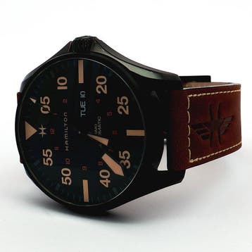 Hamilton - Khaki Aviation Pilot Day Date Auto - H64705531 -, Nieuw
